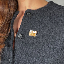 Load image into Gallery viewer, Carved Shell Brooch