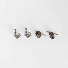 Load image into Gallery viewer, Cowboy Hat Earring &amp; Cuff Link Set