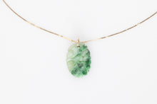 Load image into Gallery viewer, Carved Jade Pendant Necklace 2