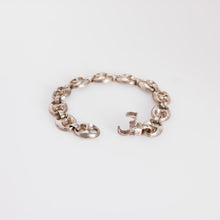 Load image into Gallery viewer, Silver chain bracelet on a light gray background