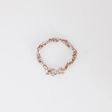 Load image into Gallery viewer, Silver bracelet on a light gray background