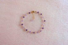 Load image into Gallery viewer, Amethyst Chain Bracelet