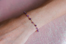 Load image into Gallery viewer, Amethyst Chain Bracelet