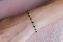 Load image into Gallery viewer, Malachite Chain Bracelet