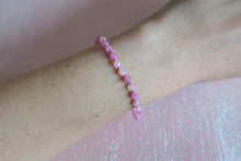 Load image into Gallery viewer, Knotted Pink Jade Bracelet
