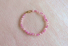 Load image into Gallery viewer, Knotted Pink Jade Bracelet