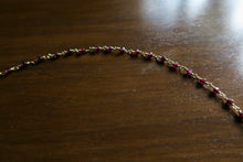 Load image into Gallery viewer, Garnet Chain Necklace