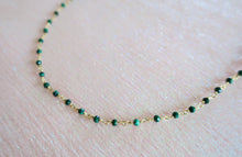 Load image into Gallery viewer, Malachite Chain Necklace