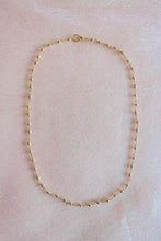 Load image into Gallery viewer, Gold Bead Chain Necklace