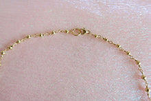 Load image into Gallery viewer, Gold Bead Chain Necklace