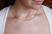 Load image into Gallery viewer, Gold Bead Chain Necklace