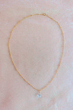 Load image into Gallery viewer, Blue Topaz Briolette Necklace