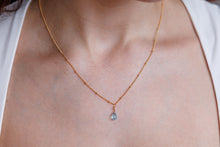Load image into Gallery viewer, Blue Topaz Briolette Necklace