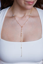 Load image into Gallery viewer, Floating Sparkle Lariat Necklace