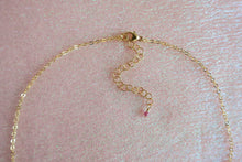 Load image into Gallery viewer, Pink Tourmaline Fringe Necklace