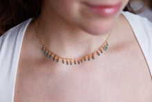 Load image into Gallery viewer, Apatite Fringe Necklace