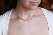 Load image into Gallery viewer, Ruby Fringe Necklace