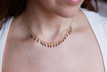 Load image into Gallery viewer, Hematite Fringe Necklace