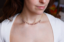Load image into Gallery viewer, Amethyst Fringe Necklace