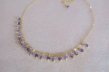 Load image into Gallery viewer, Amethyst Fringe Necklace