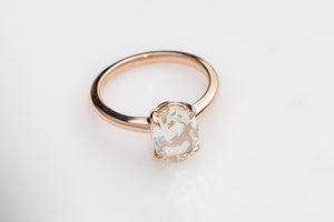 rose ring 1.79 ct natural diamond
