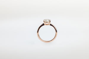 rose ring 1.79 ct natural diamond