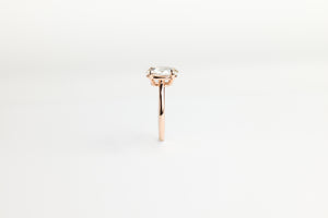 rose ring 1.79 ct natural diamond