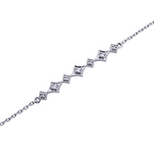 Load image into Gallery viewer, Ceejayeff Delicate white gold and diamond star bracelet