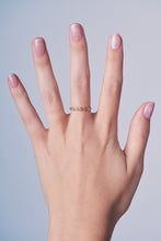 Load image into Gallery viewer, Ceejayeff alt star diamond ring in yellow gold on a hand