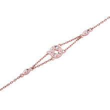 Load image into Gallery viewer, Ceejayeff circle Marq diamond bracelet in rose gold