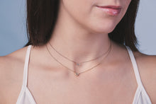 Load image into Gallery viewer, Ceejayeff circle Marq diamond necklace layered with the double Marq choker
