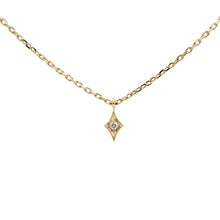 Load image into Gallery viewer, Ceejayeff long start diamond choker necklace in yellow gold